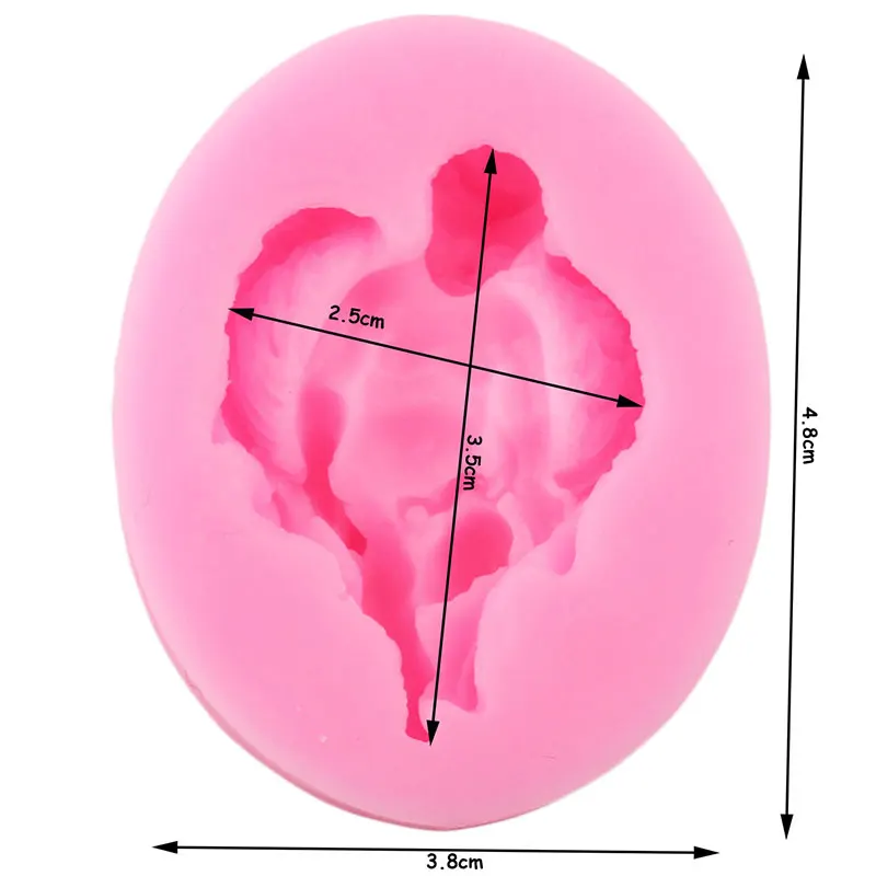 Angel Детские Силиконовые Формочки DIY вечерние инструменты для украшения торта помадка для кекса форма для мыла конфеты форма для шоколада форма для мастики