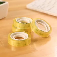 Студенческие офисные принадлежности очень липкий прозрачный канцелярский скотч полоса пропускания 1,2 сантиметр Малый лейкопластырь бандажная бумага S