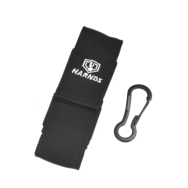 Harnds AK4010 Ballistic Nylon Sheath Multi Tool Holster Elastic Side Panels Knife Pouch With Carabiner rolling tool chest