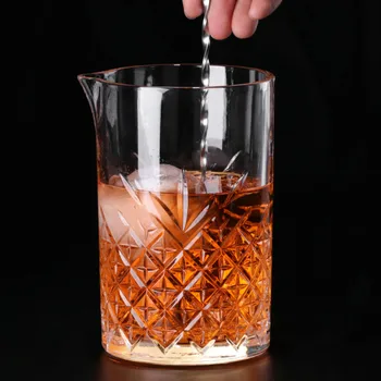 

700ml Lead-free Heat Resistant Transparent Crystal Beer Whiskey Brandy Vodka Cup Drinkware bar mixing glass WJ817