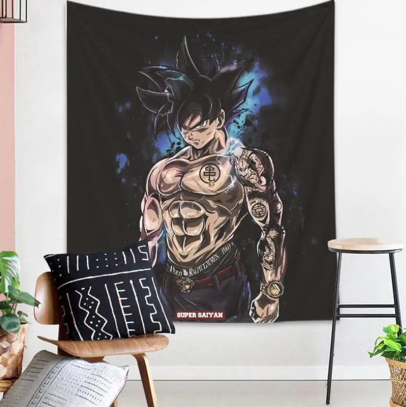 5 Dragon Ball живопись гобелен 3D печать ленты прямоугольный домашний Декор настенный WUKONG27 - Цвет: 5
