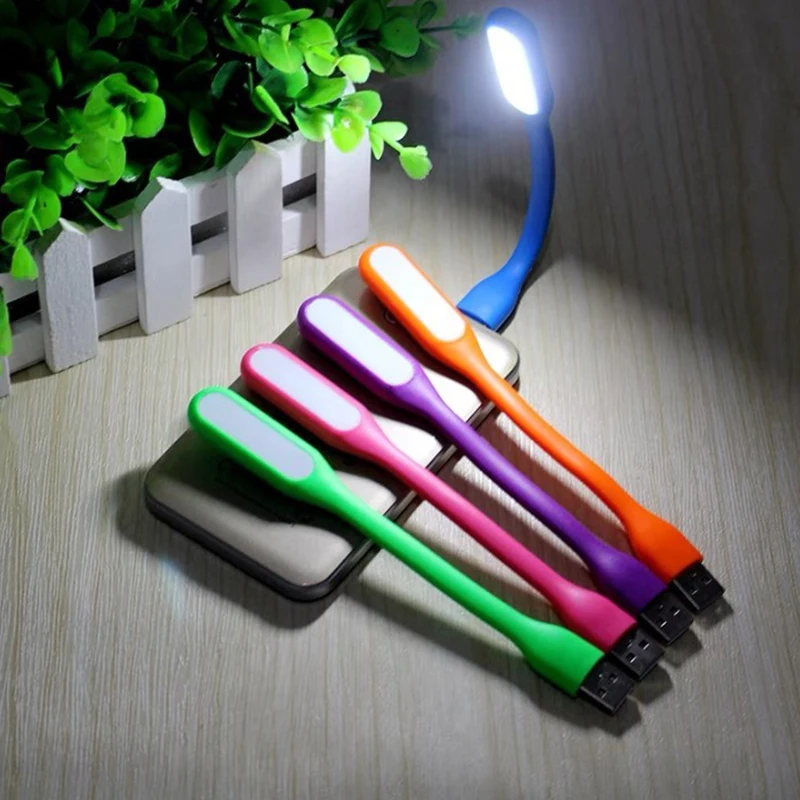 Mini Portable LED Light USB Book Light Reading Lamp PVC Desk 5V 1.2W Super Bright For Power Bank PC Laptop Notebook led light desk lamp led desk lamp book light mini led light