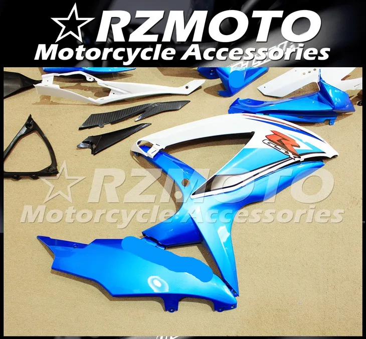 ABS мотоцикл обтекатель комплект для SUZUKI GSXR600 750 K8 2008-2010 год кузов литья под давлением Магазин № 1162