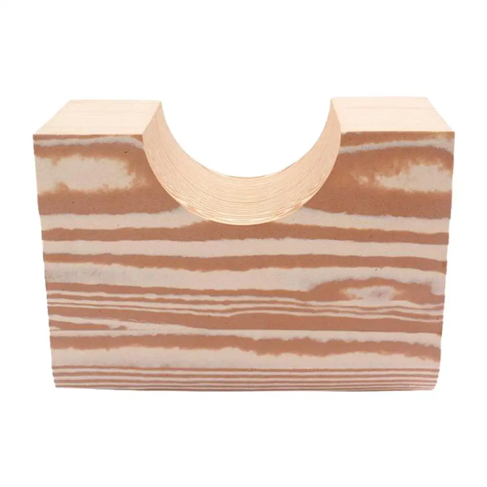 Wood Color U-образное гитарное седло Инструмент Уход инструмент для ремонта, аксессуары для электроакустической гитары Бас-струны инструмент для ремонта# THY - Цвет: Wood Color
