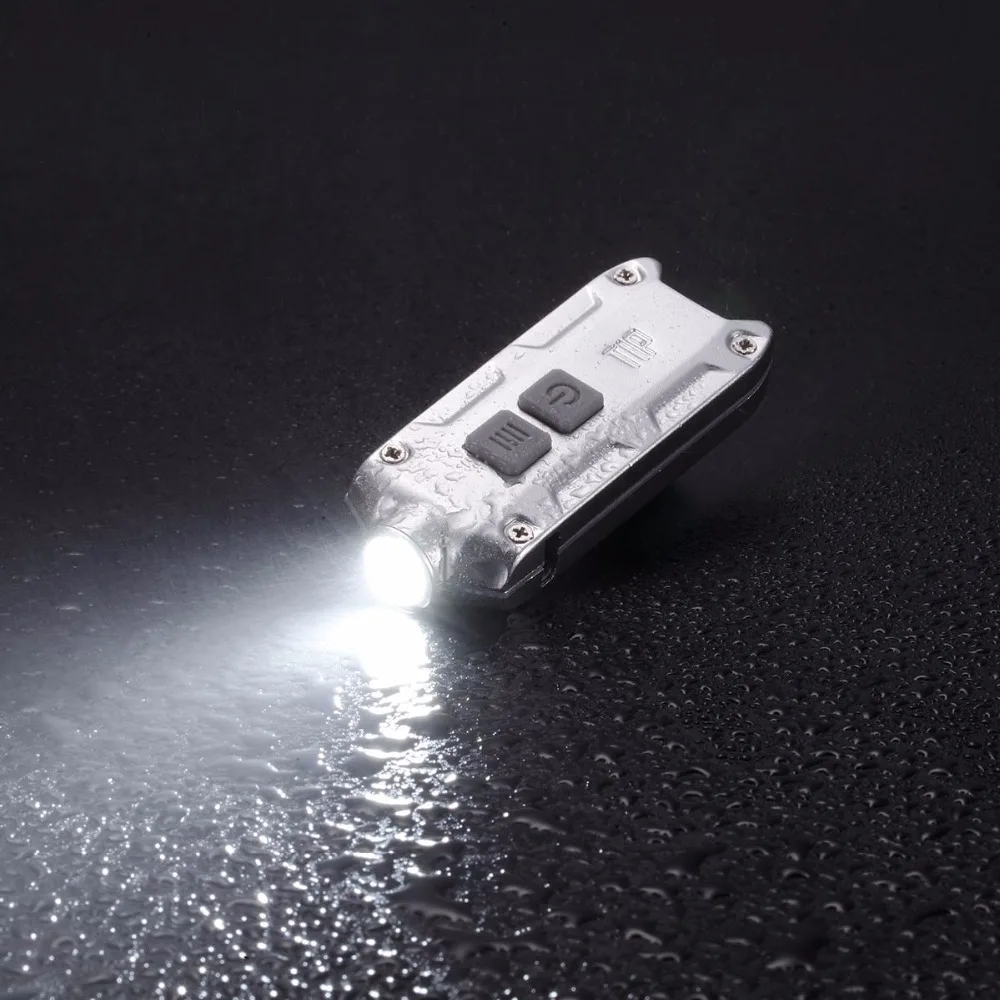 Металлическая кнопка NITECORE micro USB перезаряжаемая Встроенная батарея подсветки