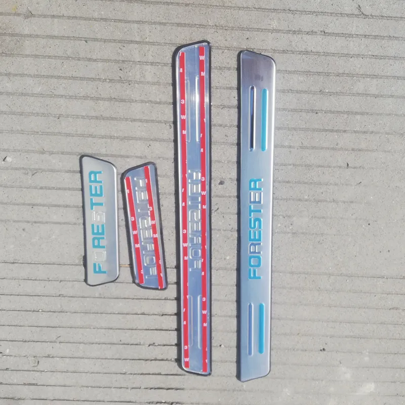 

Stainless Steel Door Sill Scuff Plate Guard Pedal Protector Trim Car styling For Subaru Forester 2009 2010 2011 2012