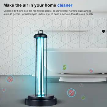 

38W UV Disinfection Lamp Quartz Sterilizer Bulb Household Ultraviolet Lamps UVC Germicidal Light Sterilizing For Dorp ship