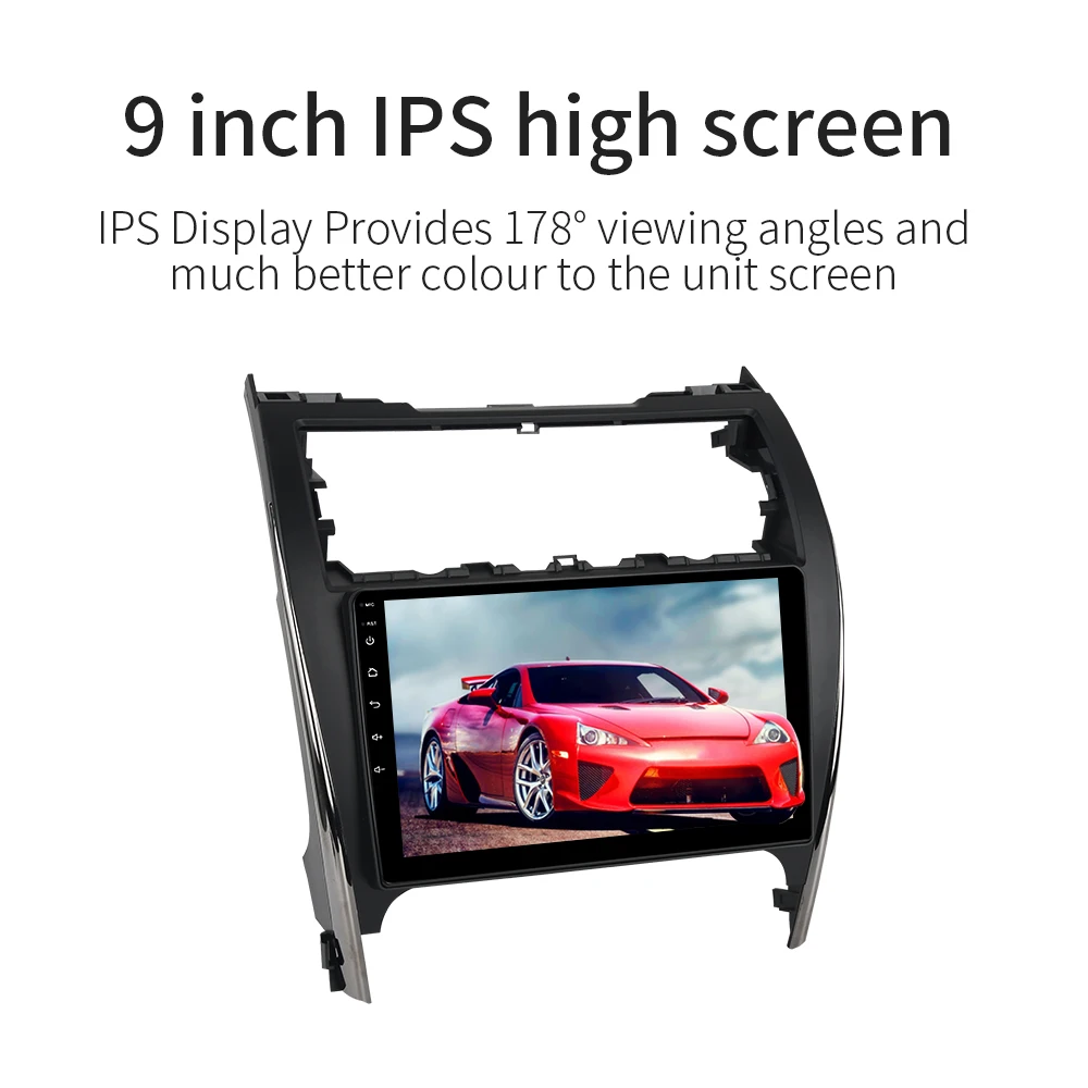Dasaita 10," ips сенсорный экран Android 9,0 1 Din автомобильный радиоприемник для Toyota Camry 2012 2013 США и средний восток версия Bluetooth MP3