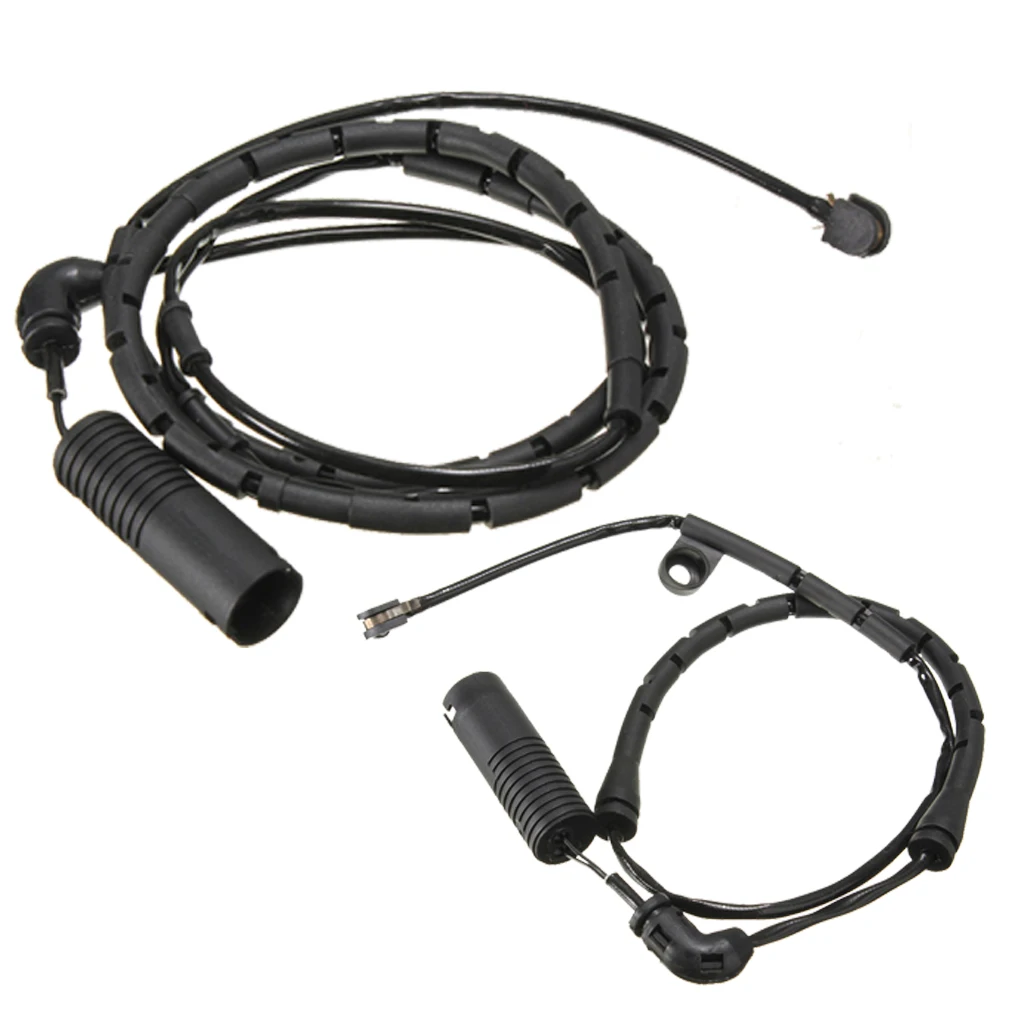 Set Of 2, Front + Rear Brake Pad Sensor For BMW 3 Series E46 E85 Z4, Replacement Accessories, , Black