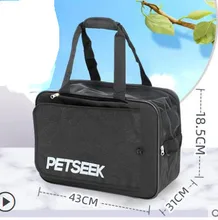  Outdoor Transparent Pet Bag Cat Bags Oblique Cross Pet Washable Four Seasons Universal Comfortable For Cats Handbag Supplies 