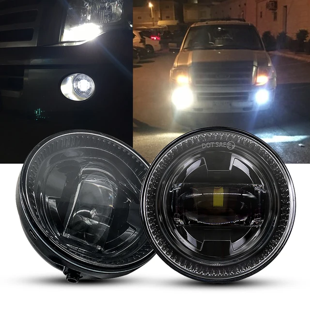 1 زوج 30W جولة Led الضباب مصباح السيارات ضوء لفورد F150 2007-2014/الحارس 2008-2011/إكسبيديشن 2007-2015