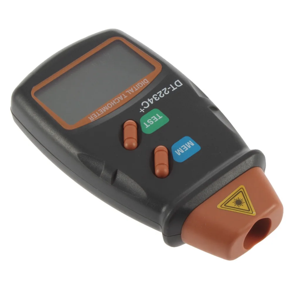 1set High Quality Digital Laser Tachometer RPM Meter Non-Contact Motor Lathe Speed Gauge Revolution Spin