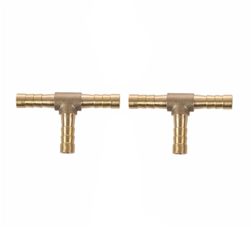 NHBR-2Pcs датчик расхода воздуха воды 3-х полосная латунь футболка свободного кроя из стали шланг с разъемом и 5 шт 8 мм внутренний диаметр воздуха газовый баллон прямой шланг