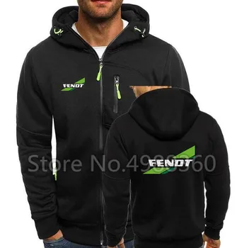 

2019 Spring Autumn Fashion Fendt Logo Hoodies Cat Caterpillar Male Warm Fleece Coat Men Hoodies Sweatshirts