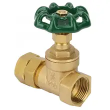 3/" DN20 латунный клапан ворот Резьбовая ручная задвижка Вода Масло газ