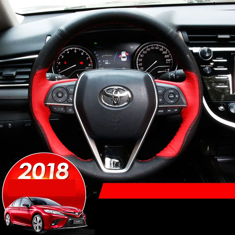 Кожаные аксессуары из углеродного волокна Lsrtw2017 для toyota camry 2019 2020 2021 70 v70 xv70 trd sport