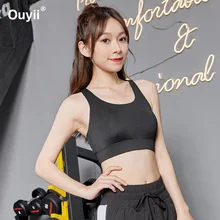 Спортивные Бюстгальтеры Женские ударопрочные, собирающие представления, бег, фитнес-бар, фитнес-спорт, бодибилдинг, упражнения, леггинсы, жилет