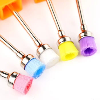 

1Pc Nail Drill Bits Cleaning Brush Gel Polish Remover Grinding Head Nylon Nail File Electric Drill Nail Art Tools Accessories