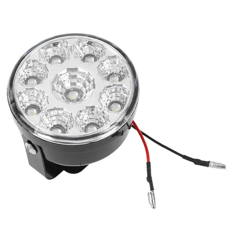 2x 9LED Круглый дневной ходовой светильник DRL Автомобильная противотуманная фара головной светильник