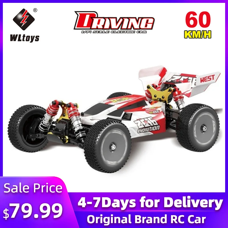 Wltoys xks 144001 1/14 rcカー60キロ/h高速rcレーシングカー2.4 2.4ghzのrcバギー4WD  550モーターrcオフロードドリフトカーrtr