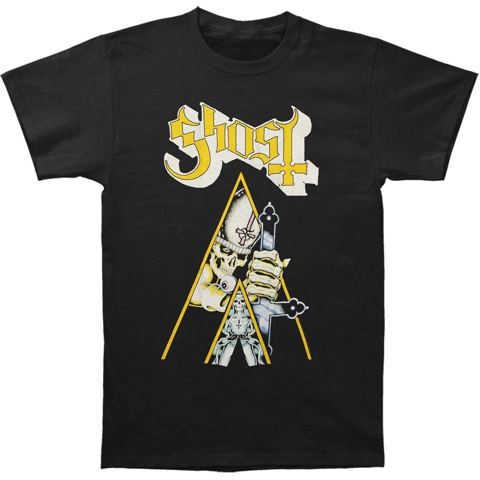 Футболка с надписью Ghost B.C. PAPA EMERITUS CLOCKWORK новые оригинальные топы металлической