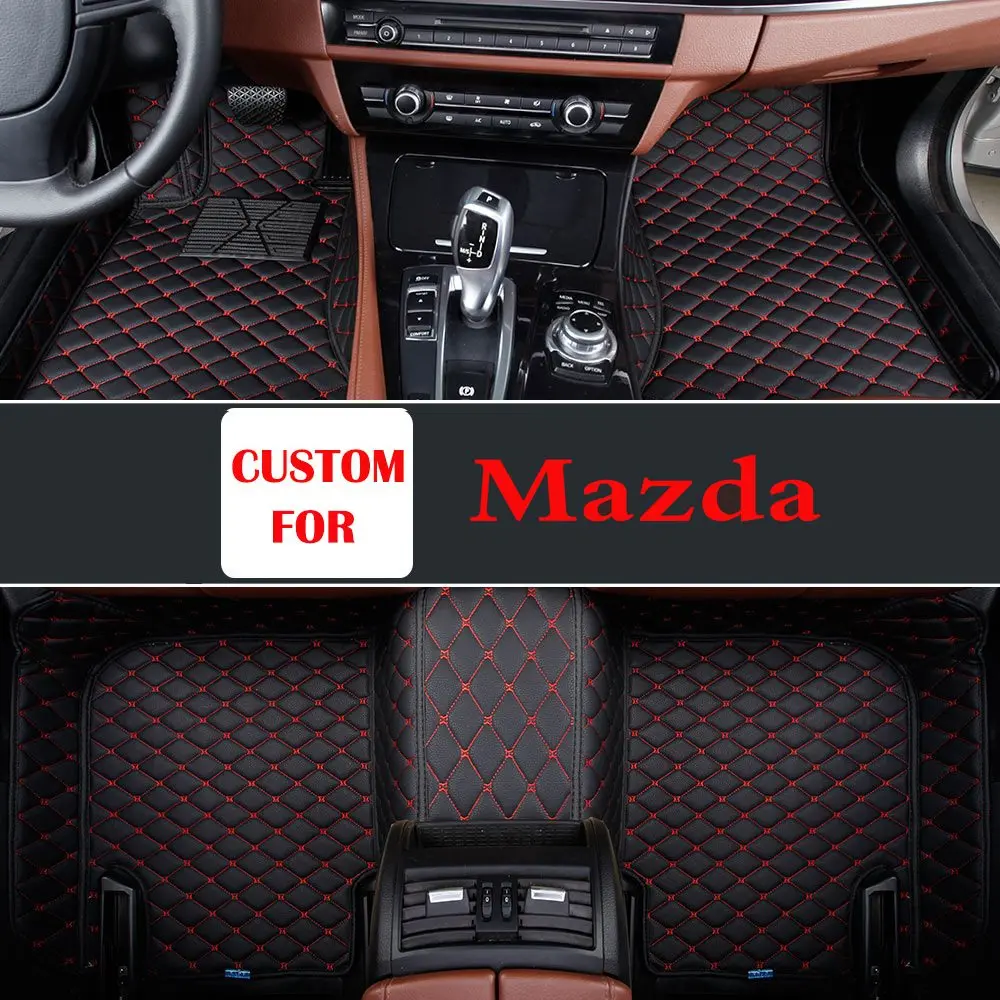 

Arrival Customized Make Perfect Fit Car Floor Mats Front And Rear Liner Waterproof Auto Mat For Mazda 3 M3 2013-2017