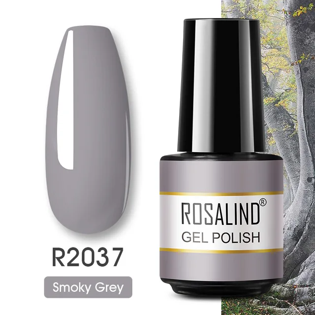 ROSALIND Gel Nail Polish Glitter Gel For Manicure Art Semi Permanent Hybrid Varnish Need UV LED Base Top Coat Nail Polish RAR2037