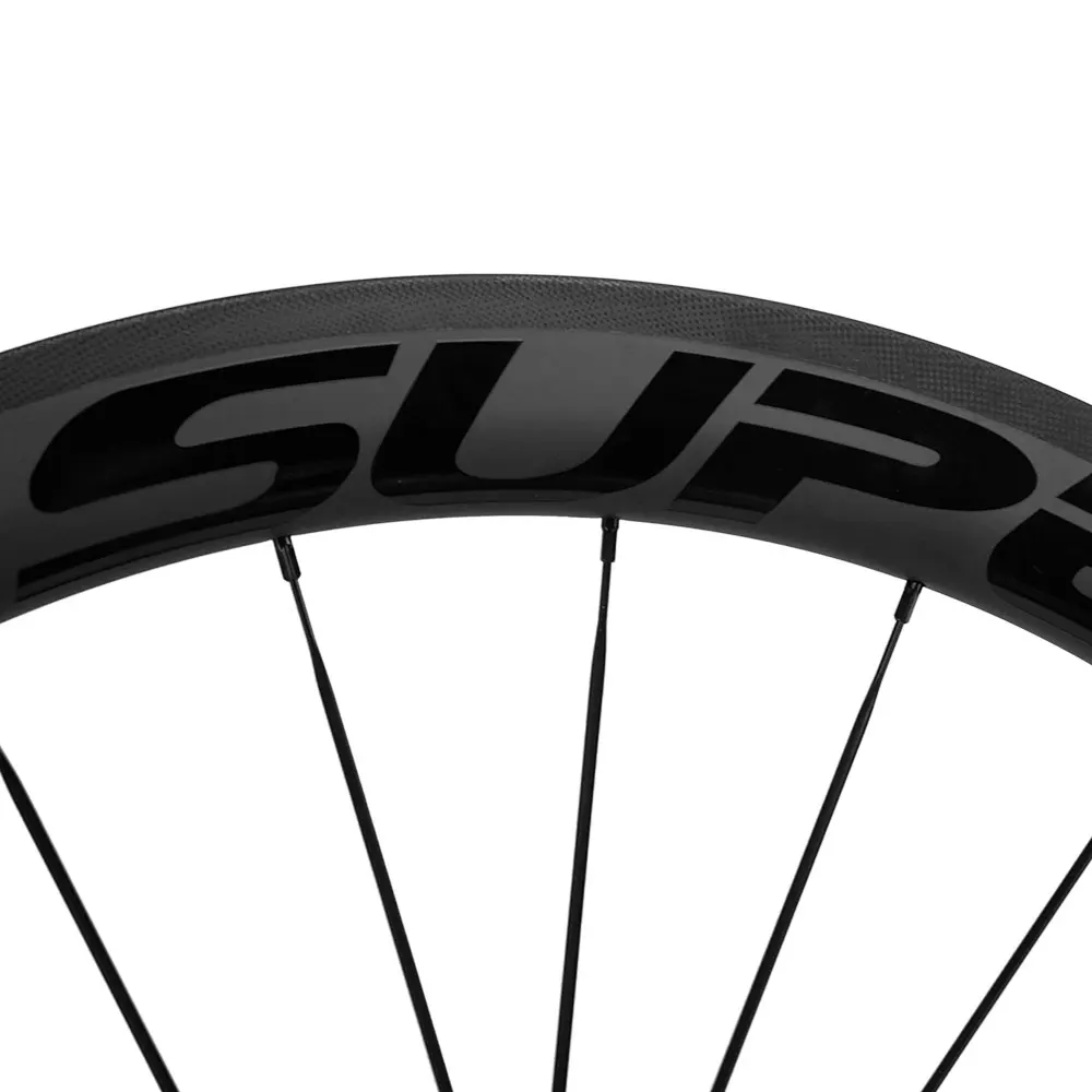 SUPERTEAM UCI Approved 50mm 25mm U Shape Carbon Wheels Road Bike Wheelset 700C Clincher Carbon Wheel