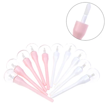 

5Pcs Pink Lollipop Empty Lip Gloss Tube Mini Refillable Bottles Lips Bottle Brush Container Lipgloss Tube Lipstick
