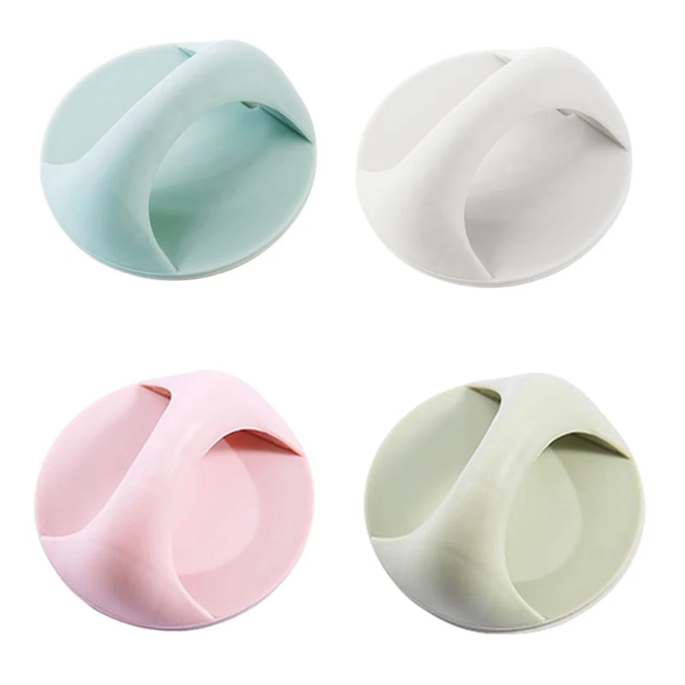 Round Auxiliary Knobs Cabinet Suction Cup Handle Window Sliding Door Self-adhesive Wardrobe Pulls Refrigerator Handle door handles cabinet handles plastic suction cup handle