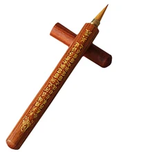 Weasel caneta de estilo caneta com pincel de cabelo, pequeno, regular, escrita de letras para cópia, caligrafia chinesa, pinturas