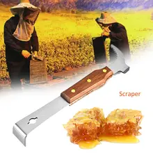 Инструменты для пчеловодства, многофункциональный пусковой скребок, пчелиный нож, пчеловодство, деревянная ручка, нержавеющая сталь, нож для меда, инструменты для меда