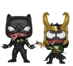 Funko pop Marvel Venomized Черная пантера Локи винил 2019 фигурка коллекция модель детских игрушек для детей подарок на день рождения