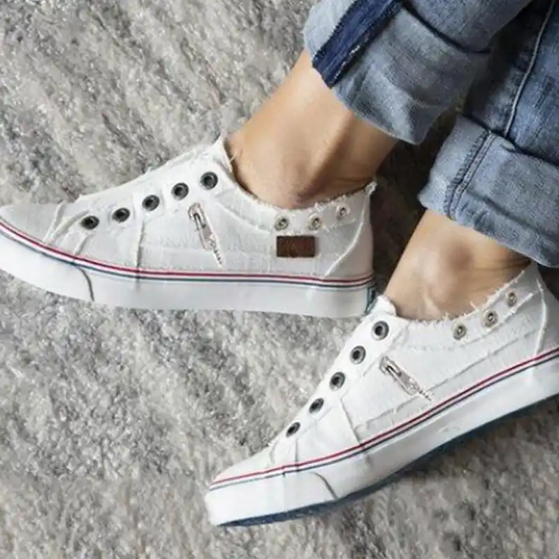 canvas plimsolls ladies