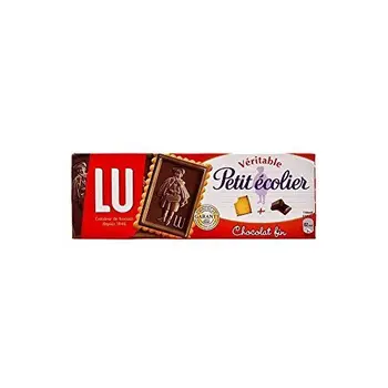 

Lu Le Véritable Petit Ecolier Dark Chocolate Biscuits (120g) - Pack of 6