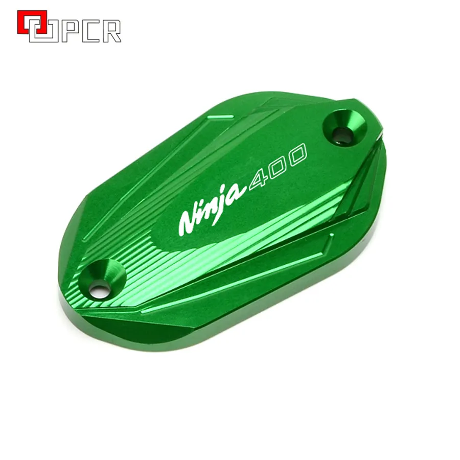 Ninja400 green Аксессуары для мотоциклов передняя Тормозная жидкость Крышка Резервуара Крышка для KAWASAKI NINJA 400 Z400 - Цвет: Ninja400 green