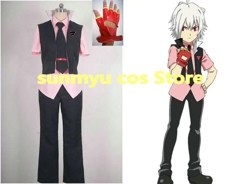 Beyblade Burst Shu Kurenai Cosplay Costume,Custom Size Halloween
