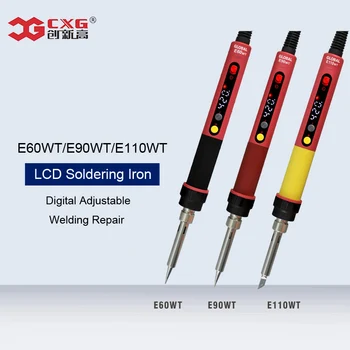 

CXG E60WT/E90WT/E110WT LED Digital Display Adjustable Electric Soldering Iron Constant Temperature Welding Pen For Phone Repair