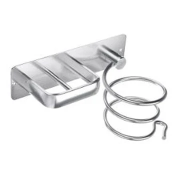 

Metal Wall Hair Dryer Holder Mount Cupboard Straighteners Storage Stand Rack Bathroom Housekeeping Organizer Bracket