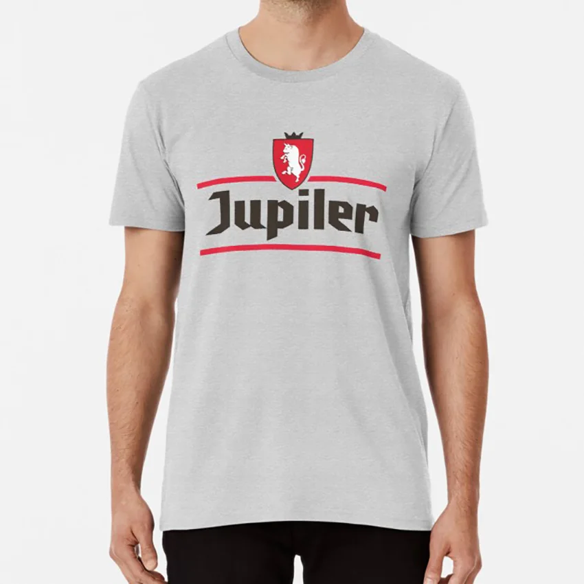 Jupiler футболка jupiler merch логотип бренда пивной компании | Мужская одежда