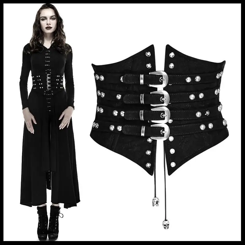 Женская одежда в стиле стимпанк панк корсет|Женские ремни| |