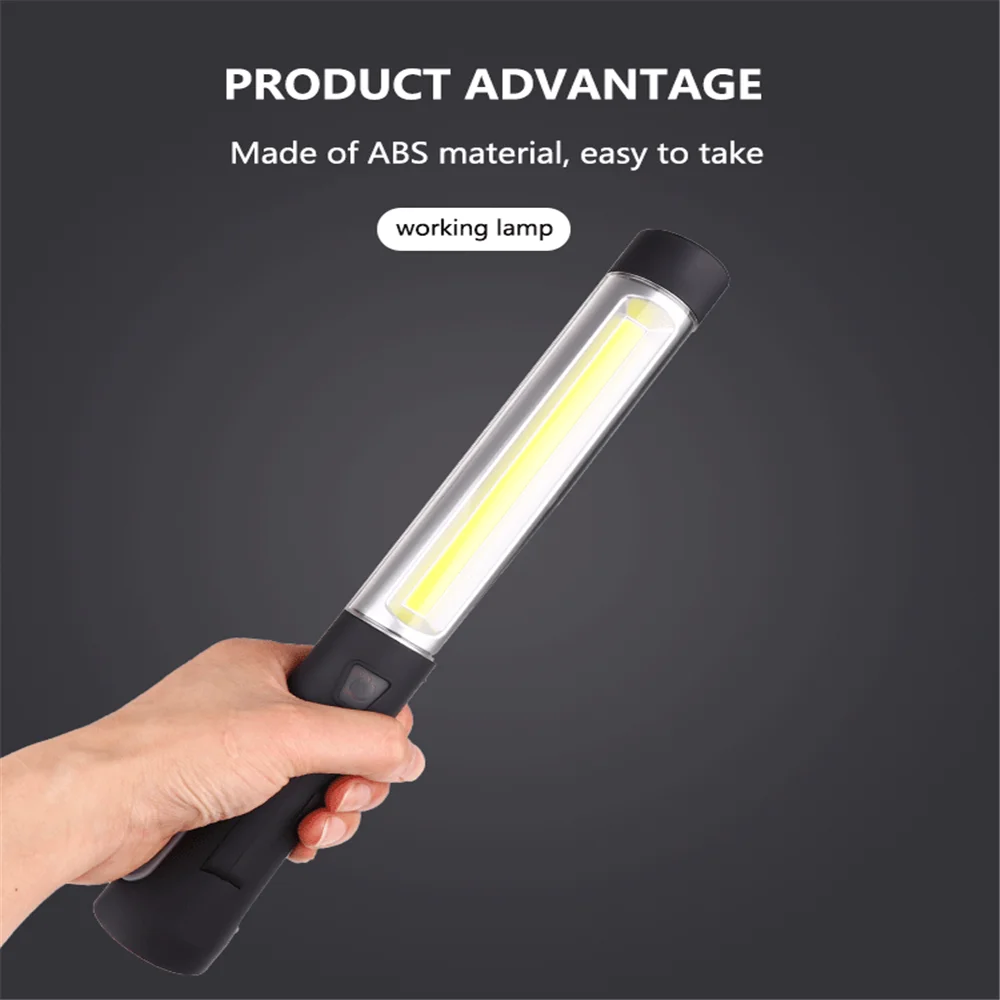 LED 3 Modes Bright Flashlight Work Light COB Rechargeable Work Lights with Magnetic Base 360 Rotate and Inspection Light LED 3 Modes Bright Flashlight Work Light COB Rechargeable Work Lights with Magnetic Base 360 Rotate and Inspection Light