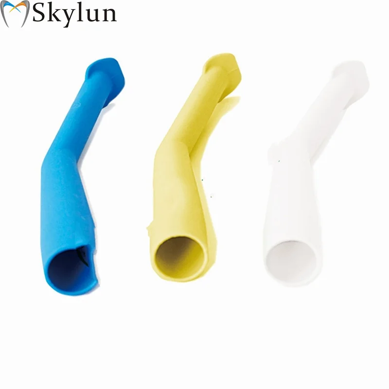 100PCS Dental High Volume Suction Tips Duckbill Evacuation Tips 16mm