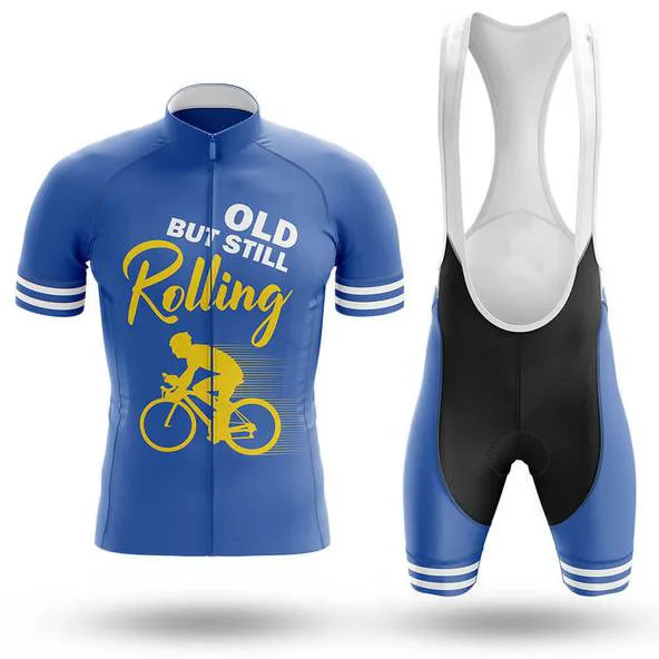 Old But Still Rolling Mountain Bike Uniform Summer Mans Cycling Jersey Set Old But Still Rolling Mountain Bike Uniform Summer Mans Cycling Jersey Set