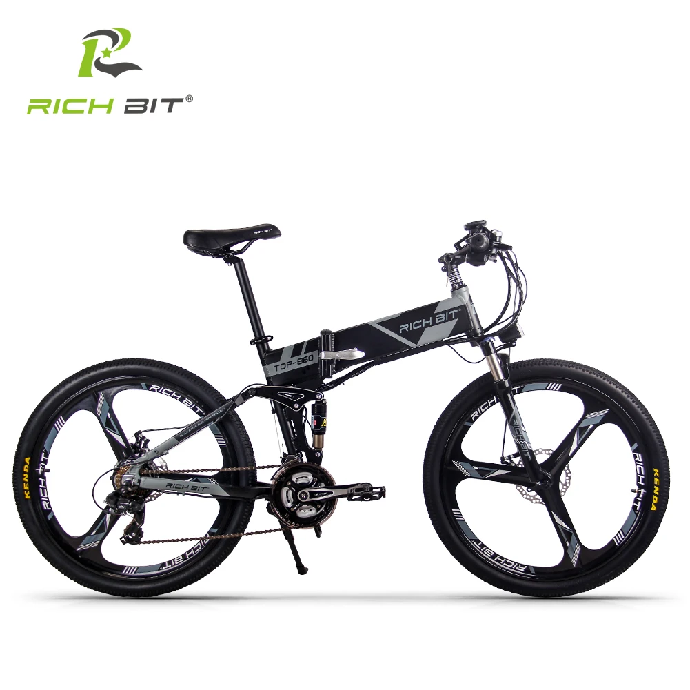 Richbit RT-860電動マウンテン自転車36v * 250ワット12.8Ah