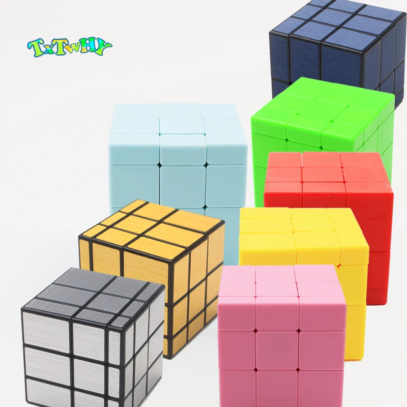 Магический куб зеркало для третьего заказа с глянцевым покрытием Головоломка Куб Профессиональная Скорость 3x3x3 Обучающие Развивающие игрушки для детей Волшебный куб