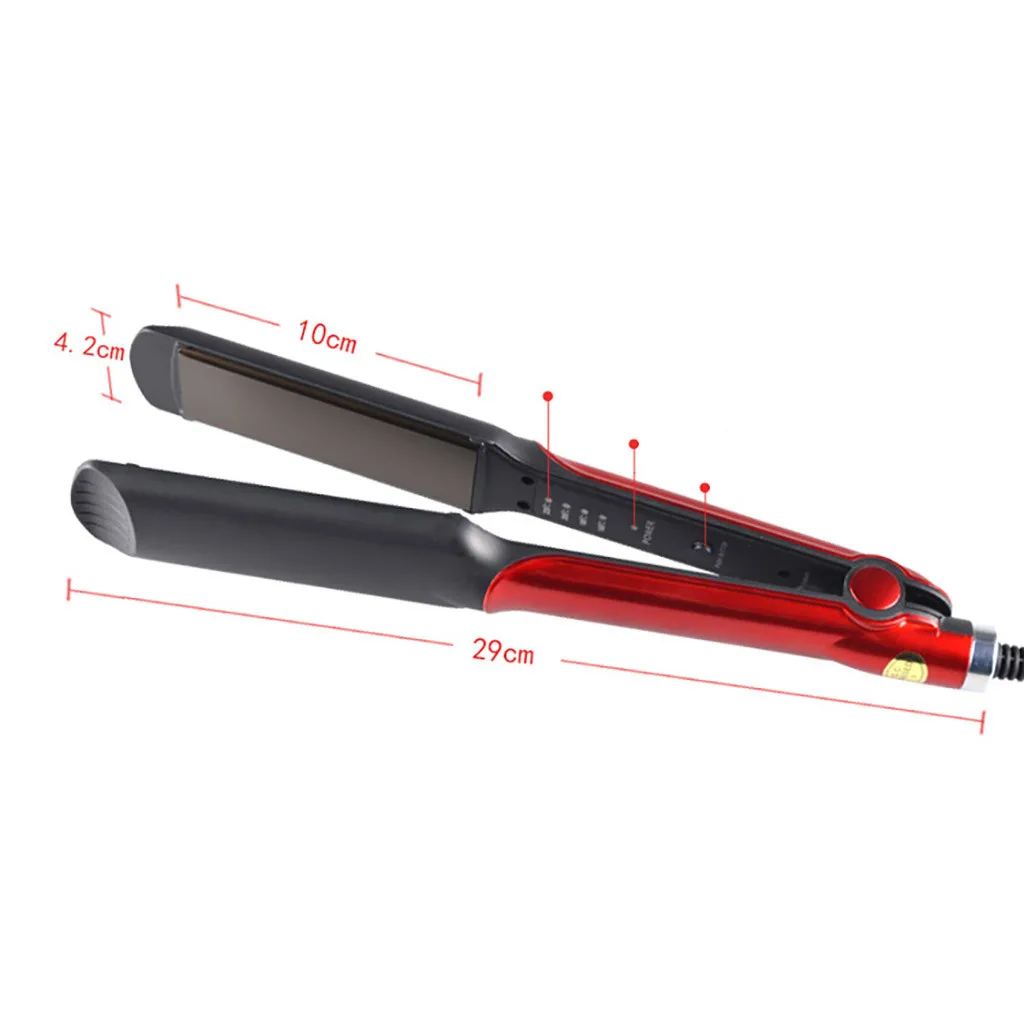 Hair Straightener Heating Aluminum Plate Portable Straightener Straight Curly Hair Style Curler Alisadoras De Cabello Para#40