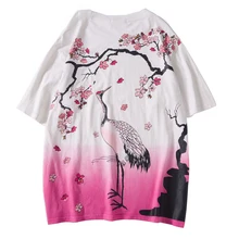 Самурайский кран японское кимоно Haori мужской женский кардиган китайский дракон Традиционная японская одежда азиатская одежда 18