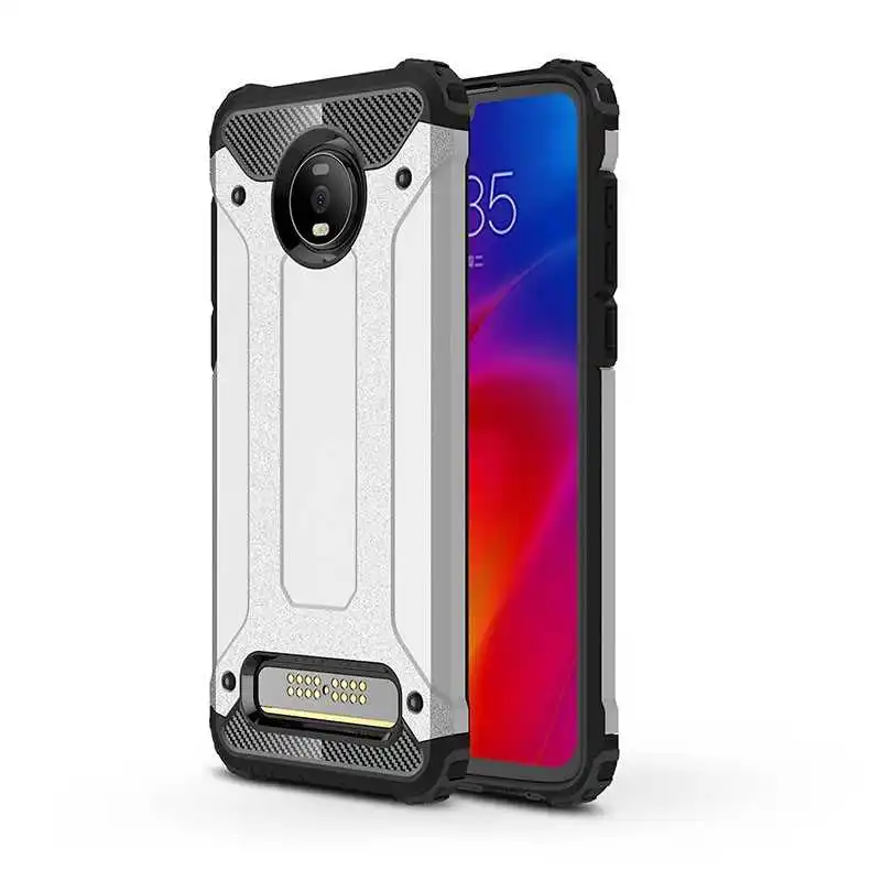

Mokoemi Iron Armor Shock Proof 6.22"For Motorola Moto Z4 Play Case For Motorola Moto Z4 Play Cell Phone Case Cover