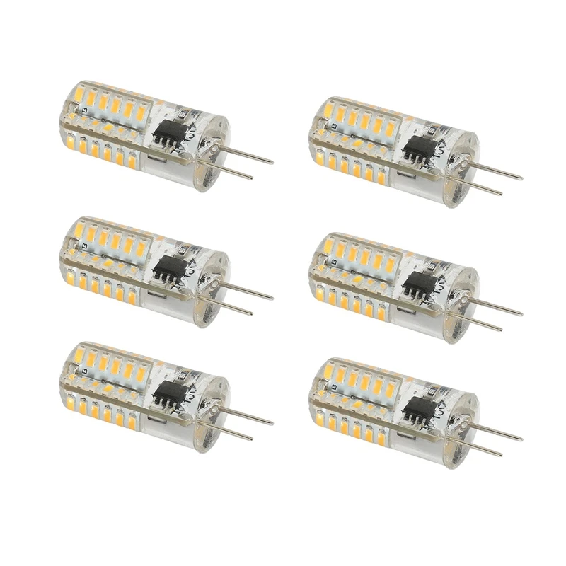 G8 LED Bulbs Dimmable 110V 3W Warm White 3000K 64 X 3014 SMD Energy Saving Light (20W Halogen Led Bulb Equivalent) fo | Дом и сад